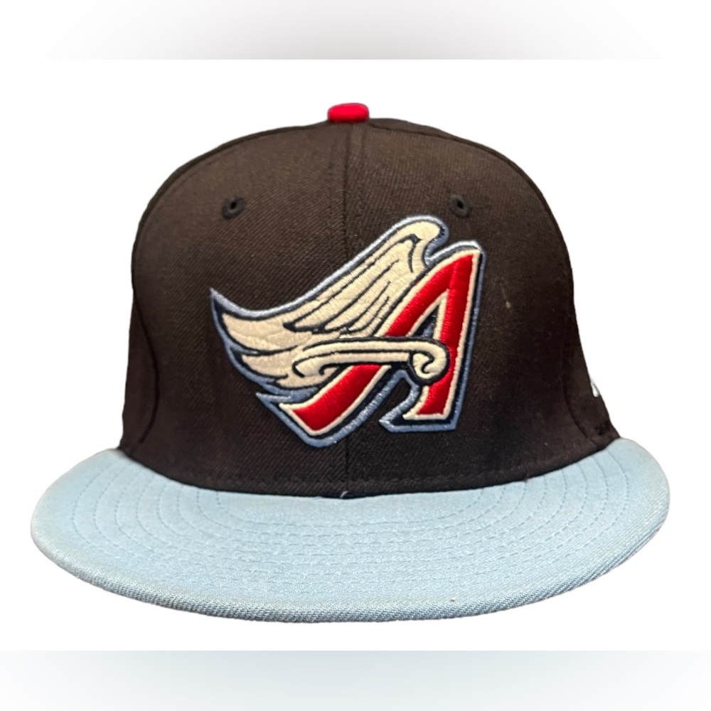 New Era Los Angeles Angels VTG 90s logo fitted cap 7 1/4